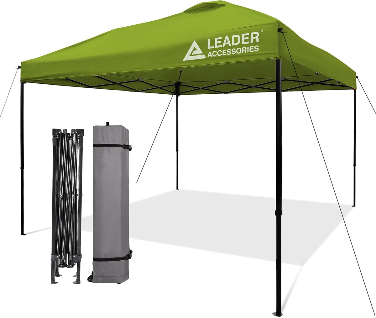 10'x10' Pop-Up Canopy Tent with Wheeled Carry Bag, Blue O5371