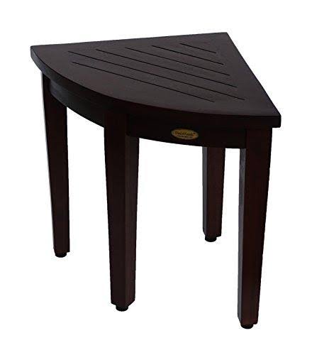 Teak Corner Shower Seat Stool Bench N55331