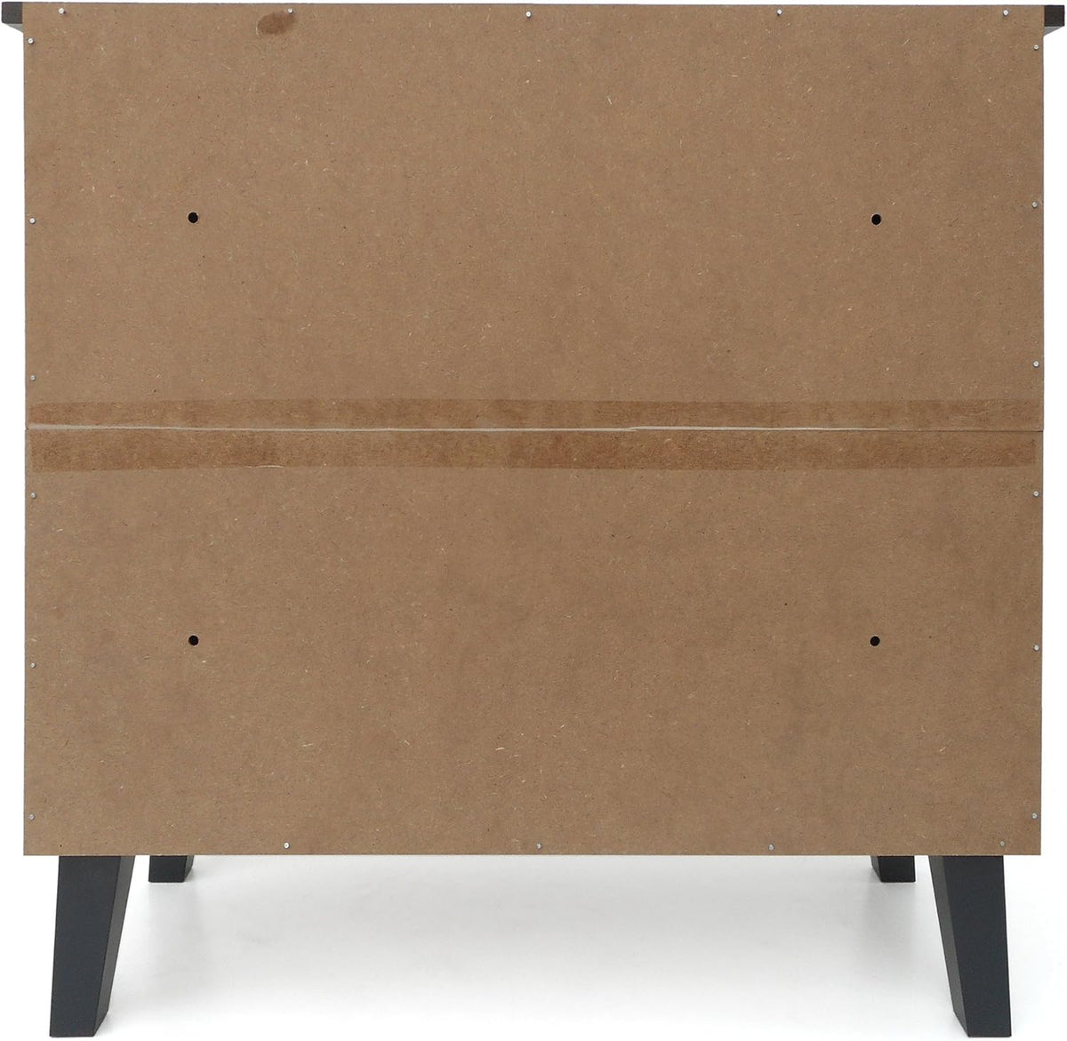 Modern 3-Shelf Faux Wood Cabinet V10011