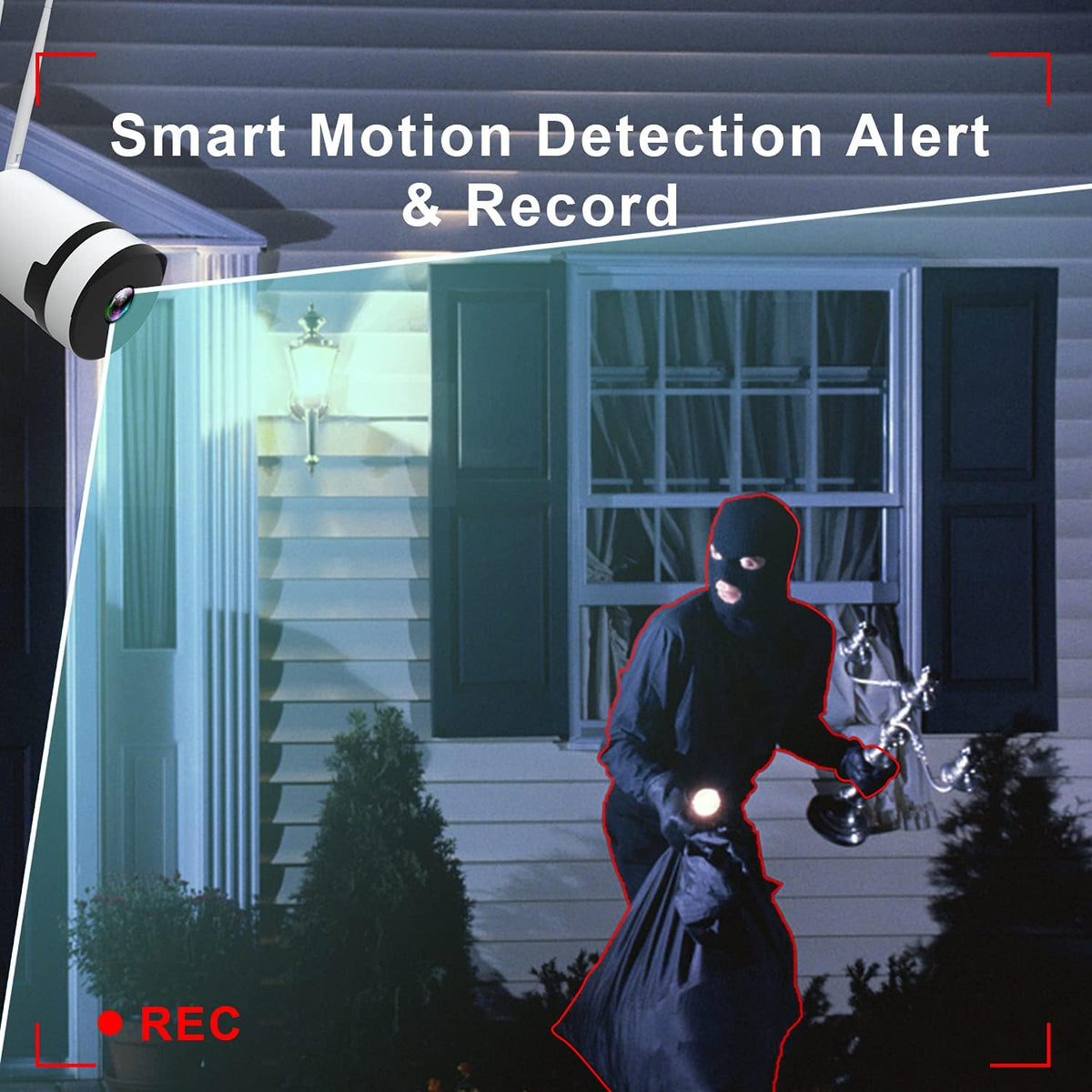 Outdoor Security Camera System with Two Cameras and Base Station G244094