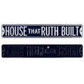 Blue & White Steel MLB Street Sign N851