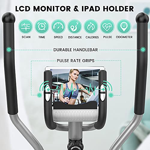 Elliptical Exercise Machine with 8-Level Resistance H87887
