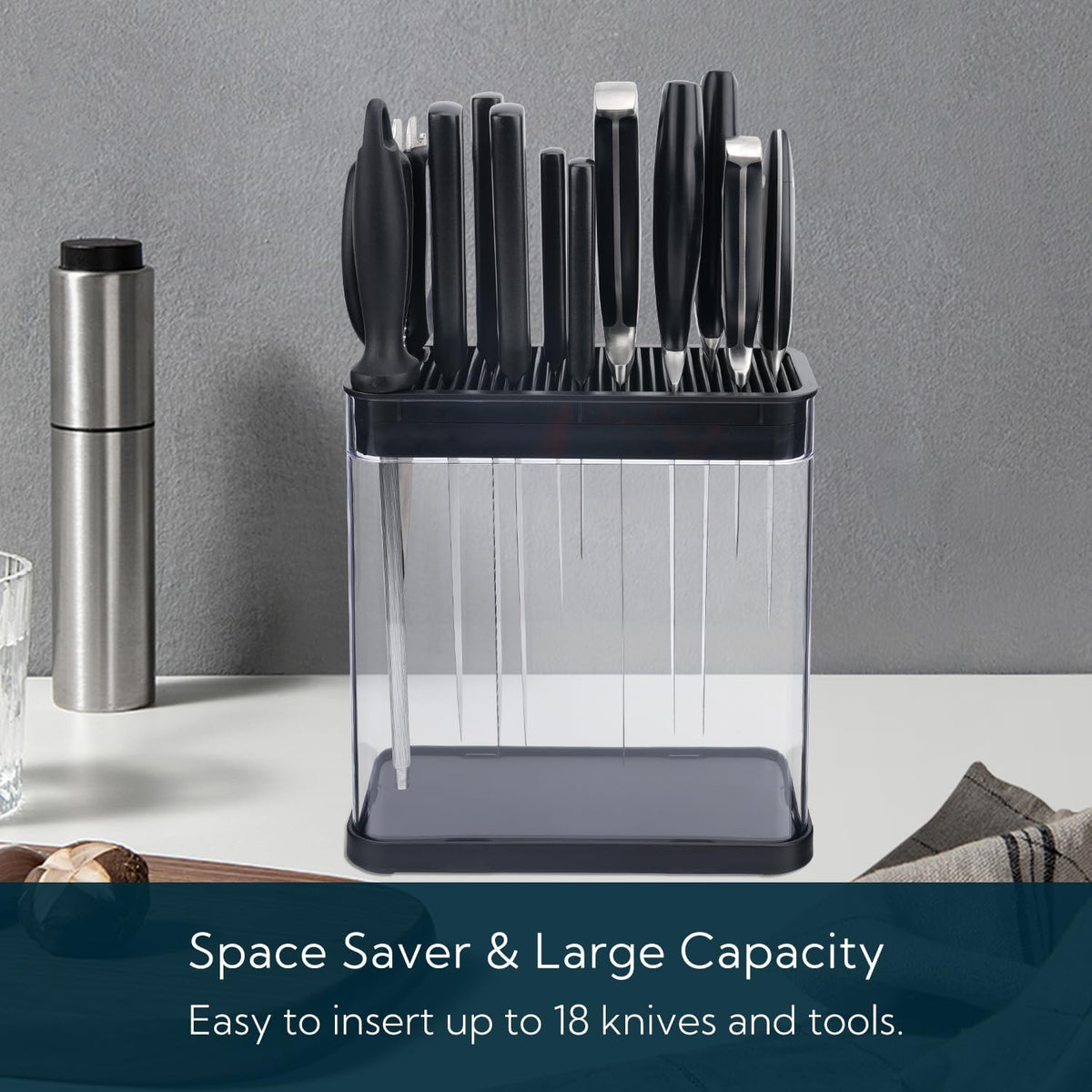 XL Bamboo Knife Block Holder 20 Slot P9710