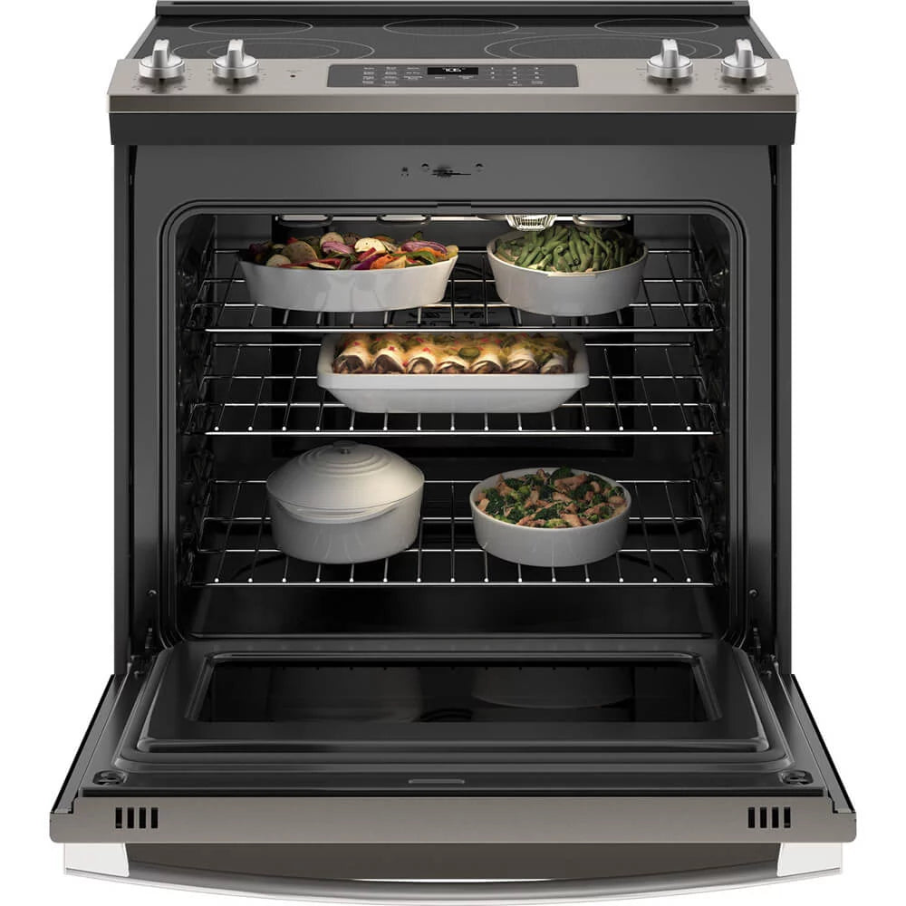 White Slide In Electric Range H694103