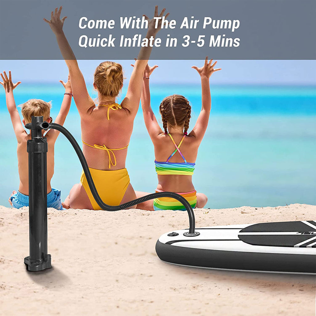 Black Inflatable Paddleboard with Accessories J612