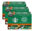 Decaf House Blend Coffee K-Cup Pods, Medium Roast, 10 Ct, Pack Of 3 Boxes E87377