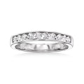 14kt White Gold Channel-Set Diamond Wedding Band N89201