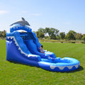 Dolphin Commercial Grade Water Slide with Pool I804
