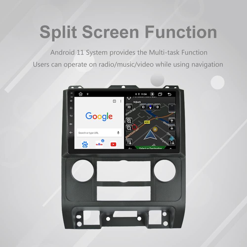 9 inch Android 11 Touch Screen Car Radio Head Unit for Ford Escape 2008-2012 Z273