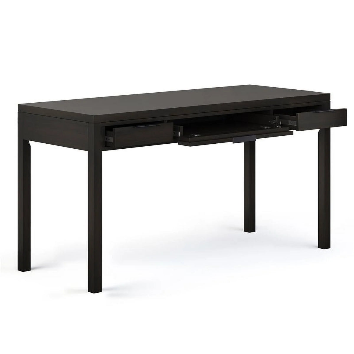 Solid Wood Contemporary 60 " Desk in Hickory Brown O299461