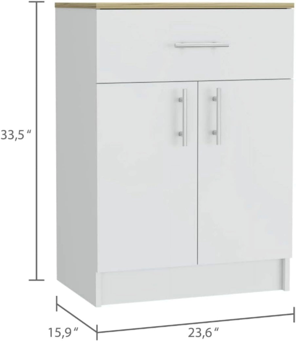 Light Oak White Kitchen Pantry Cabinet F246