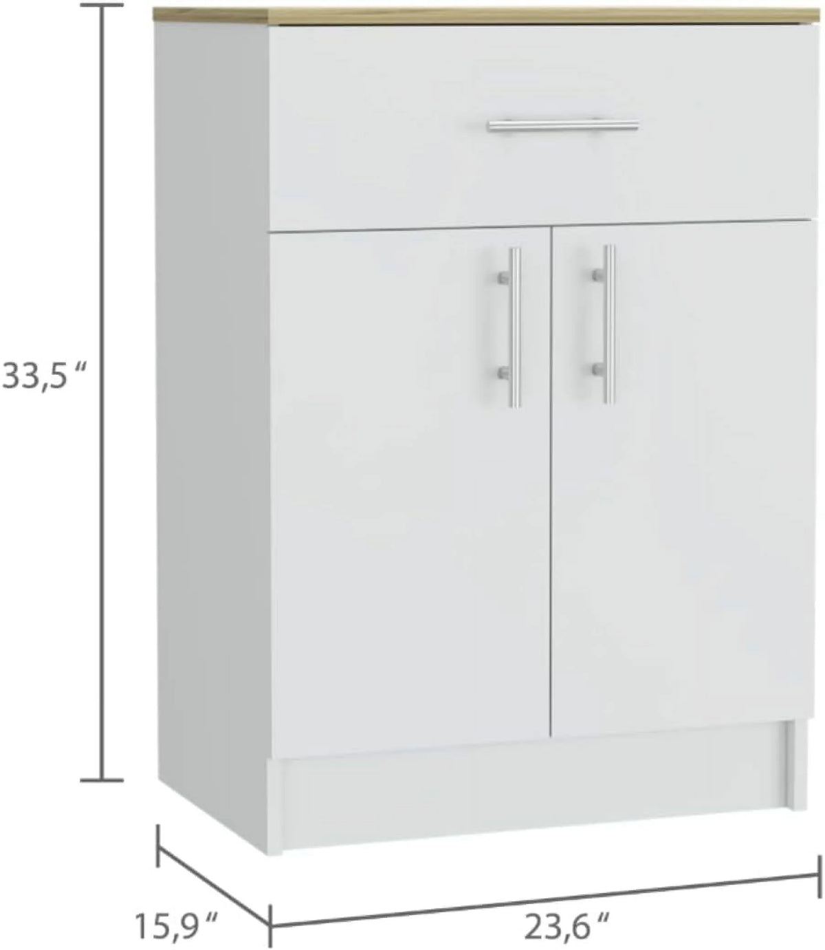 Light Oak White Kitchen Pantry Cabinet F246