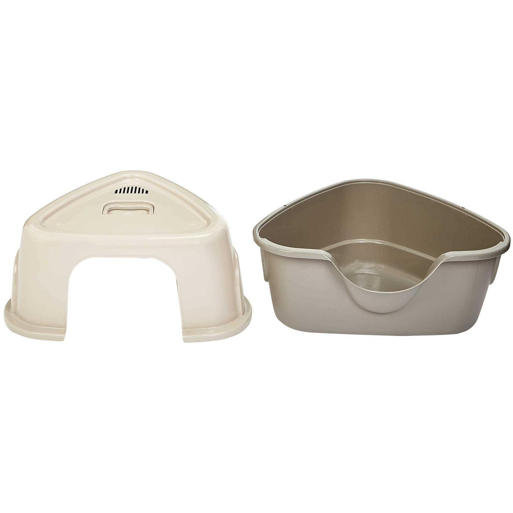 Hooded Corner Cat Litter Box D7847