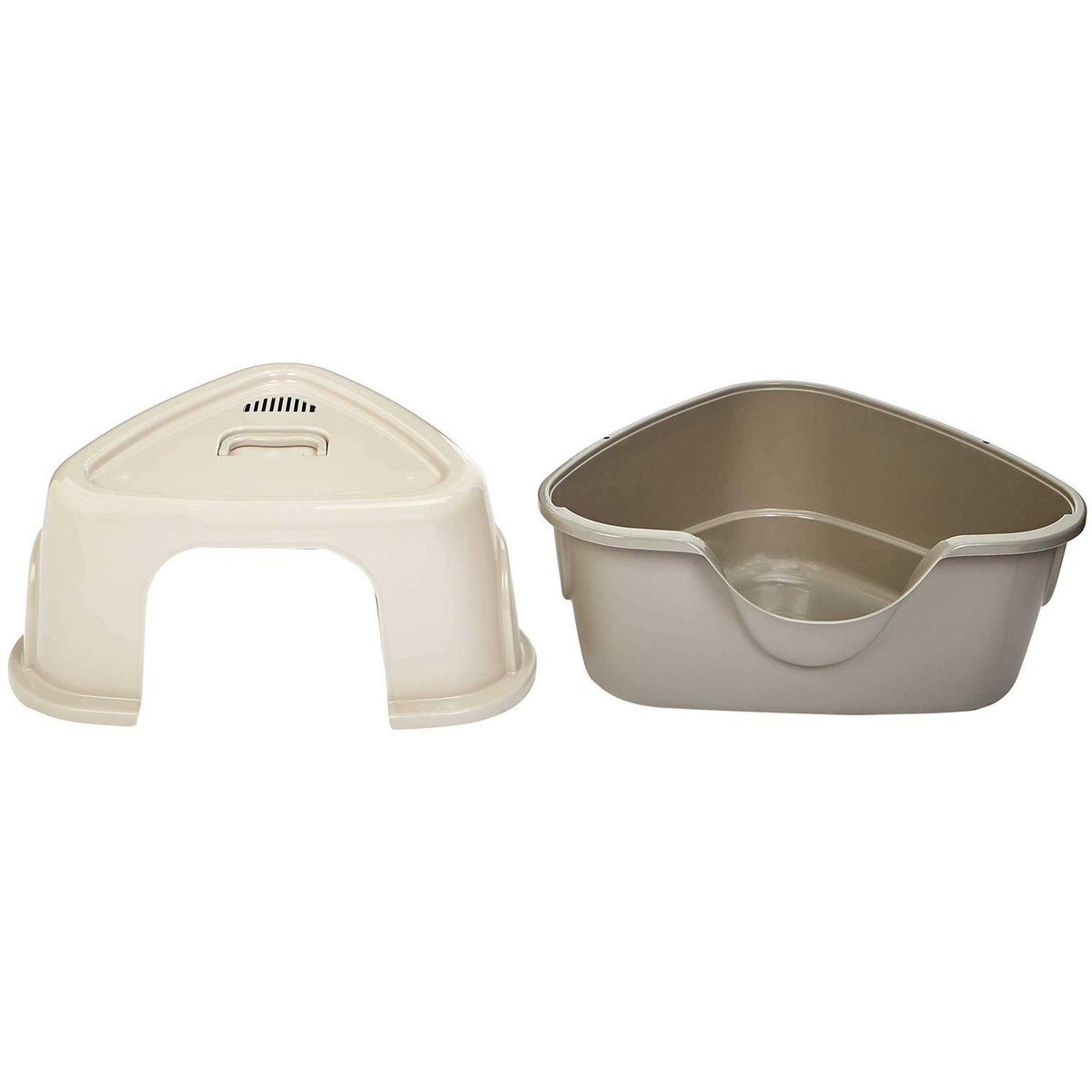 Hooded Corner Cat Litter Box D7847