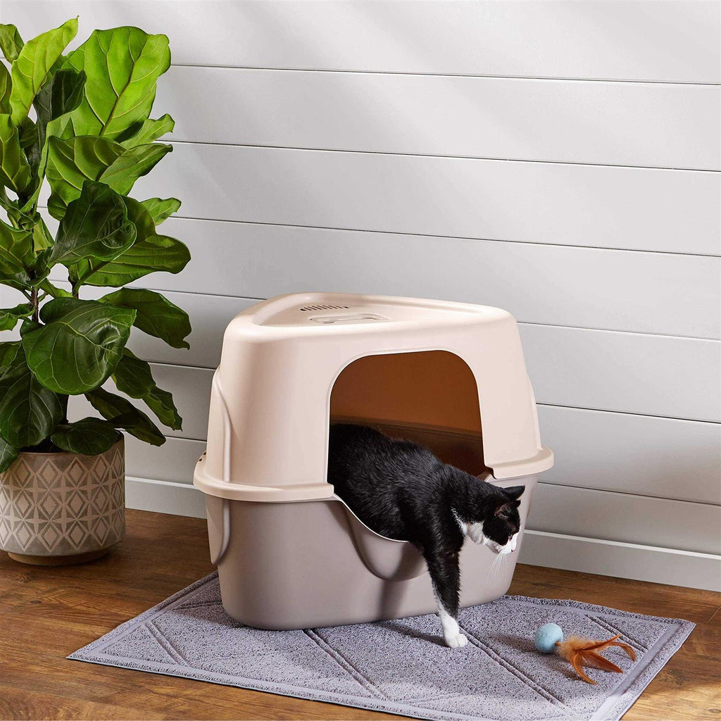 Hooded Corner Cat Litter Box D7847