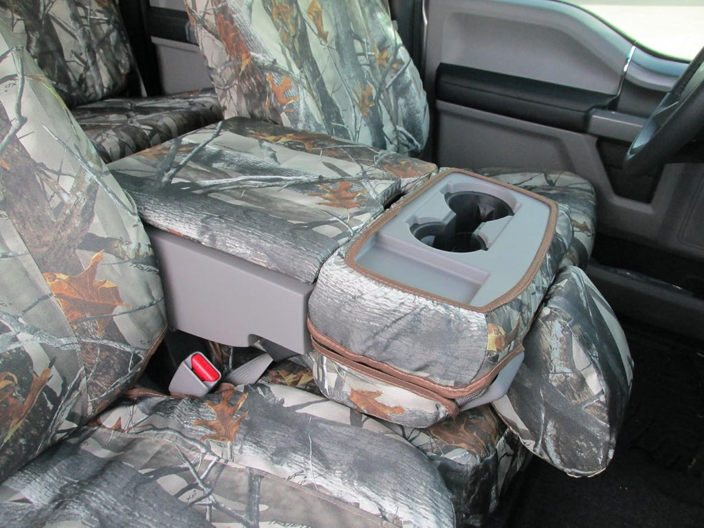 Waterproof Camo Seat Covers for 2015-2021 Ford F150 Front Split Bench E65241