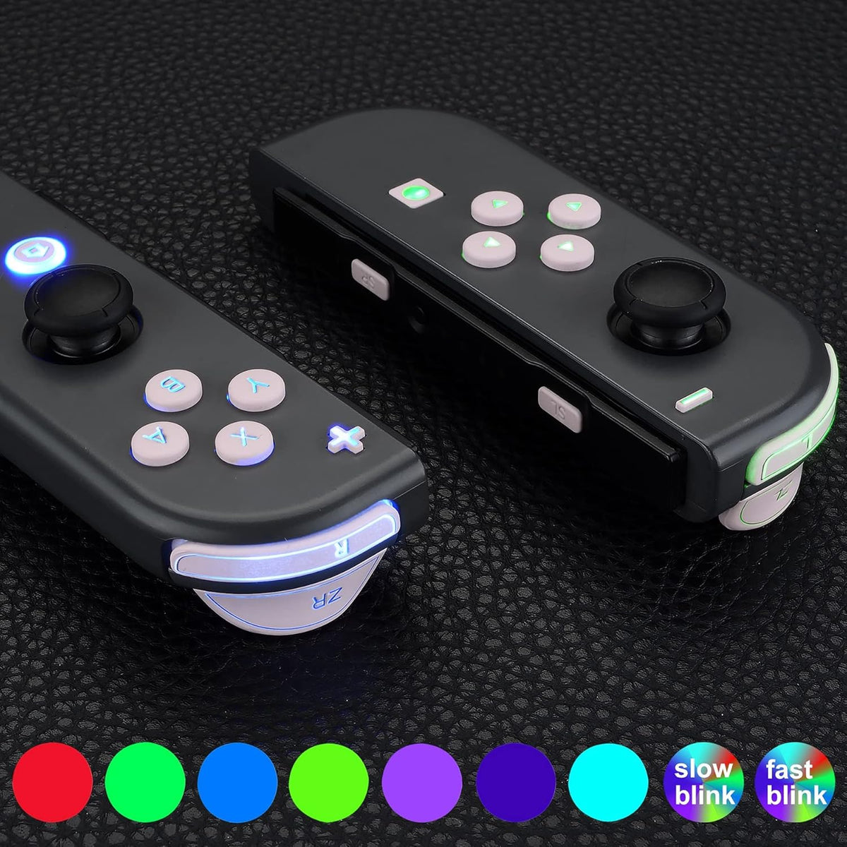 7 Colors 9 Modes LED Kit for Nintendo Switch Joy-Con Controller P3788