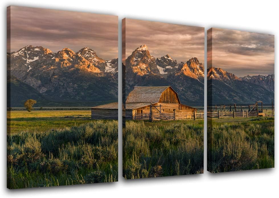 Framed Canvas Landscape Artwork Pack of 2 F561