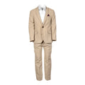 Khaki Herringbone Suit O26673