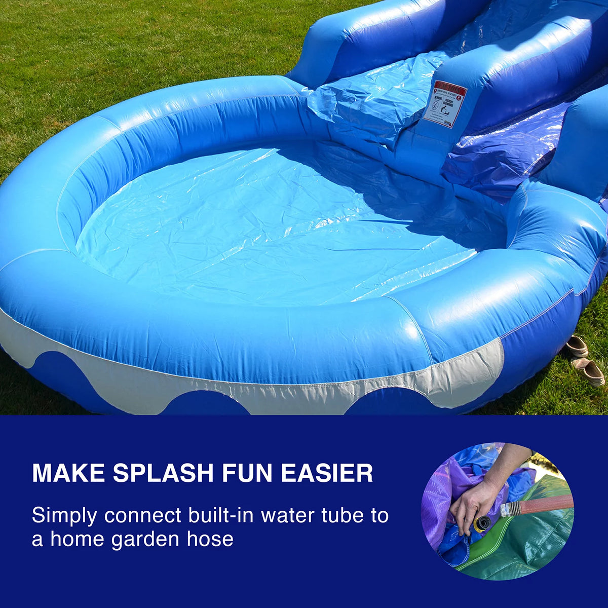 Dolphin Commercial Grade Water Slide with Pool I804