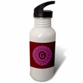 Pink and Magenta 21 oz Sports Water Bottle X64303