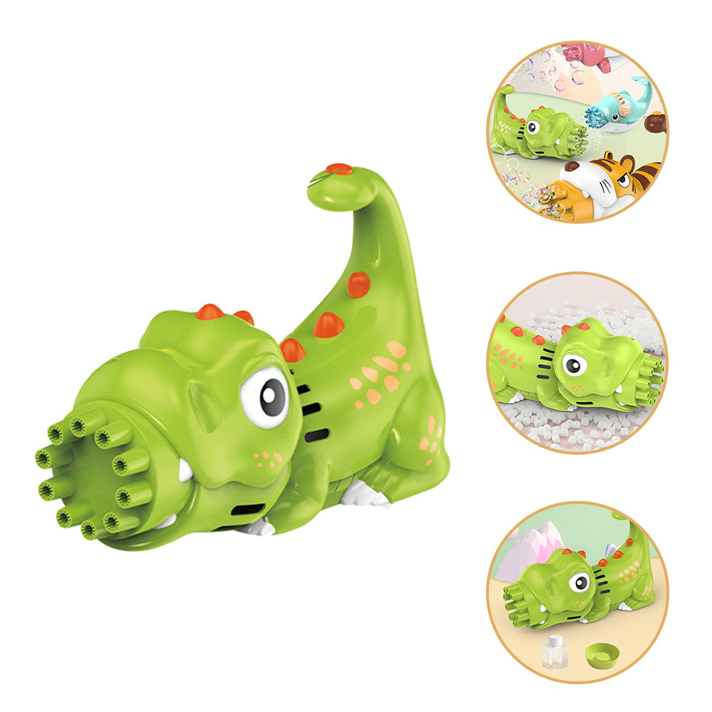 Dinosaur Gatling Bubble Gun 10-Hole Bubble Maker Toy L10466