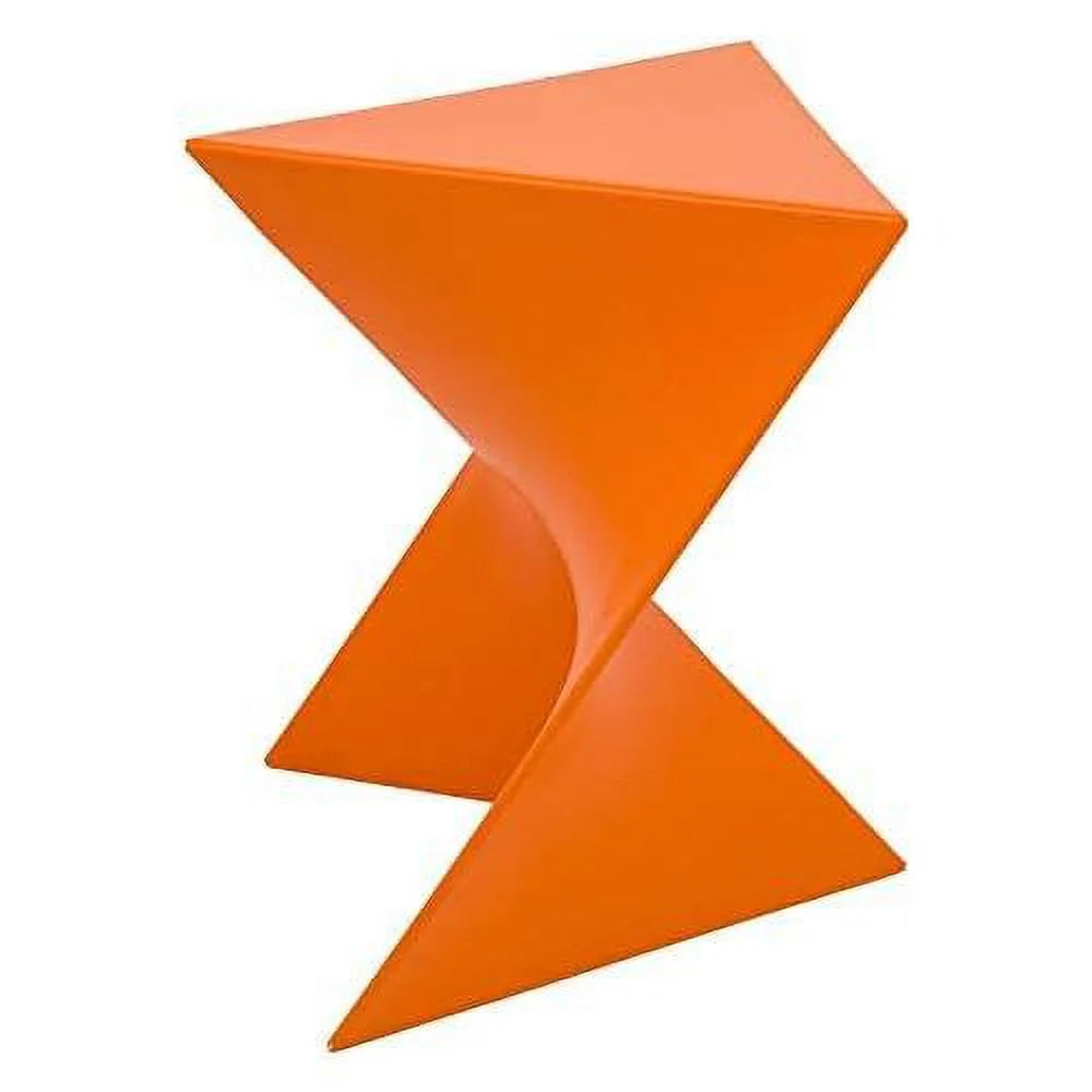Orange Plastic Triangle End Table Set Of 2 M505086