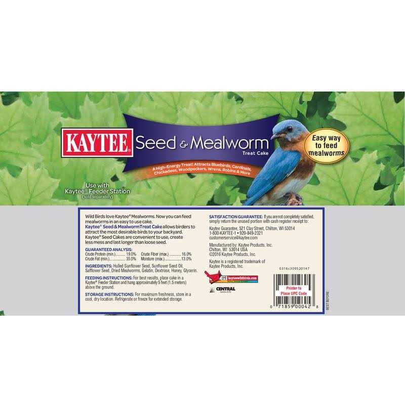 Seed & Mealworm Cake S46360