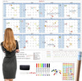 Large Dry Erase Wall Calendar 48x60 Undated Yearly Planner N428