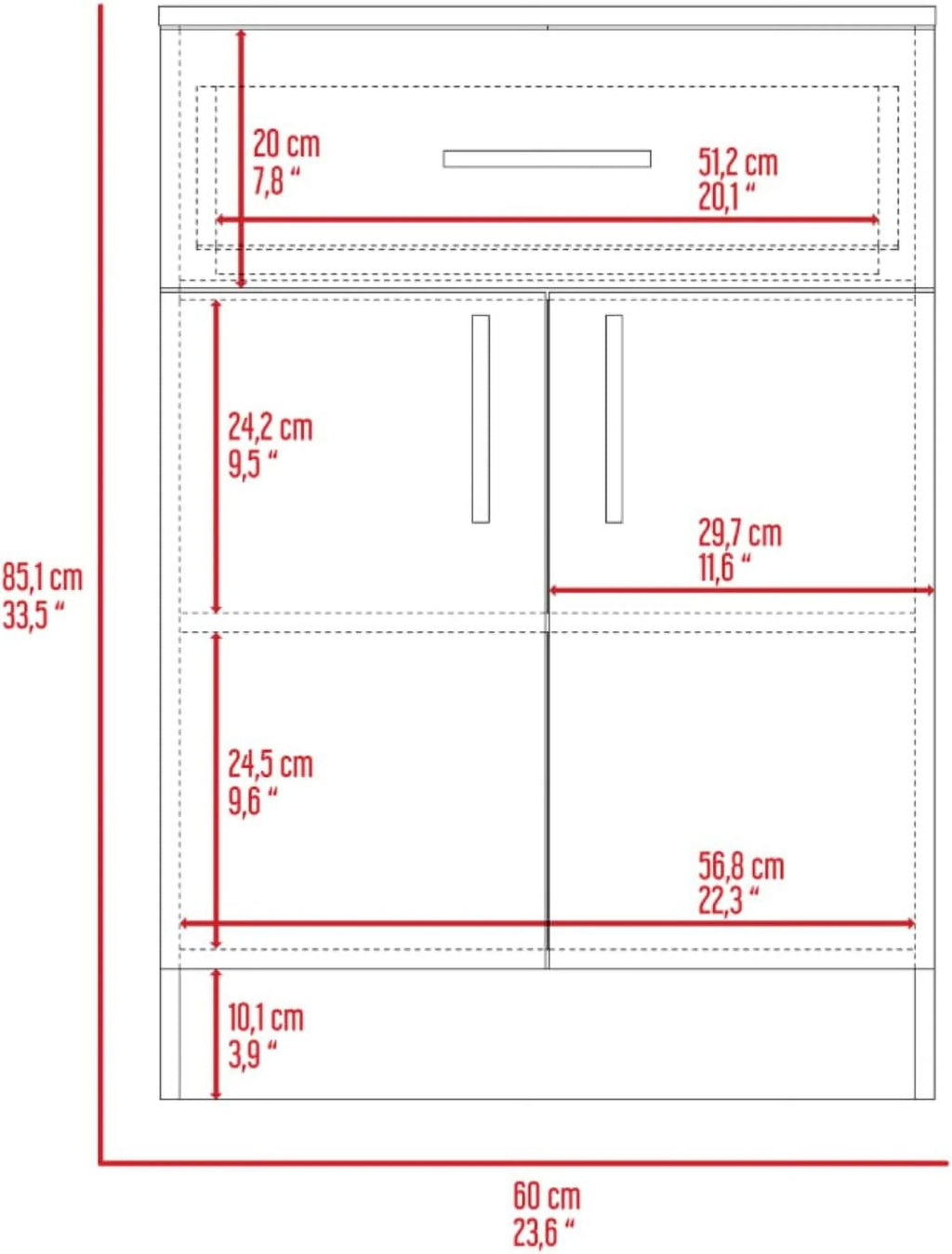 Light Oak White Kitchen Pantry Cabinet F246