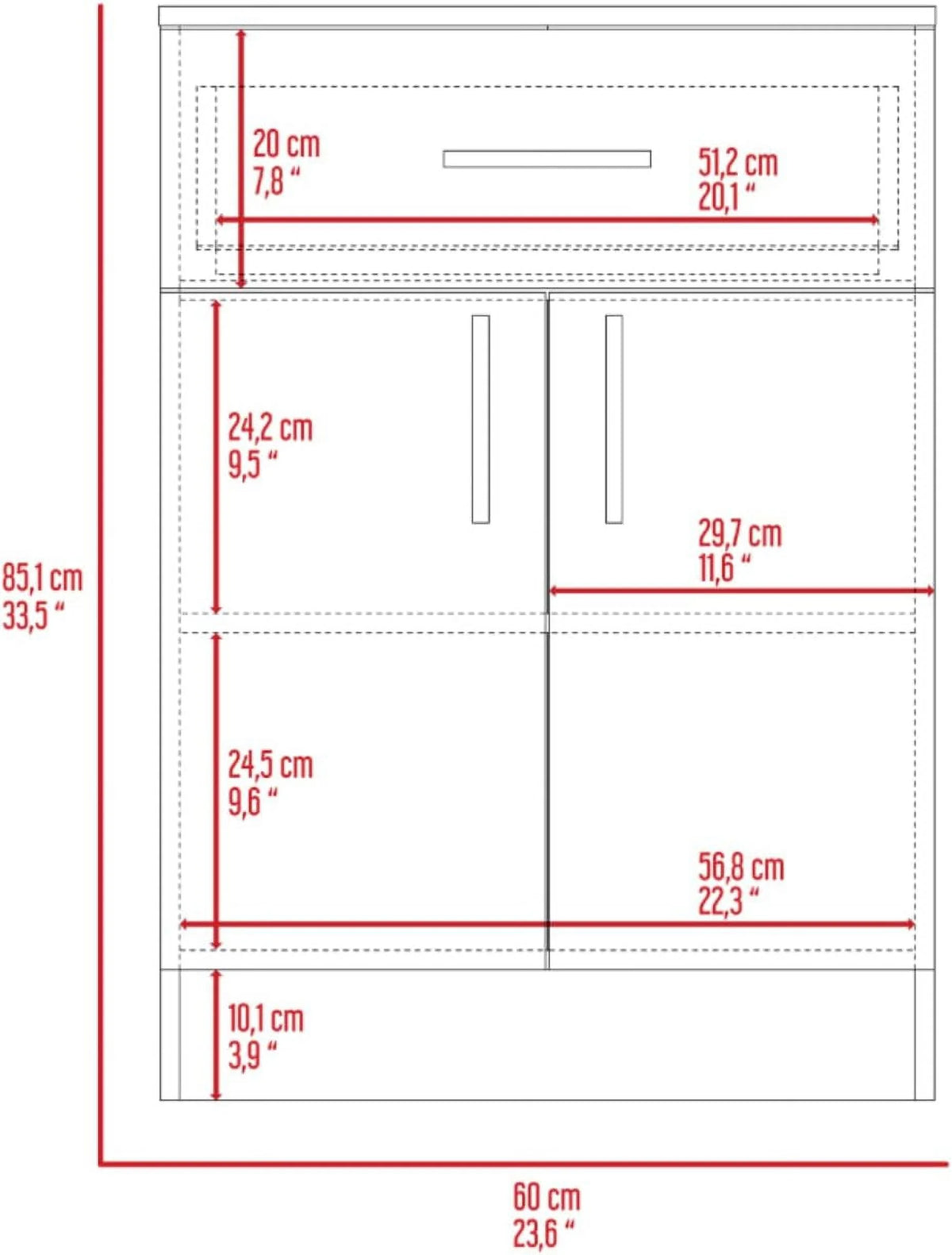 Light Oak White Kitchen Pantry Cabinet F246