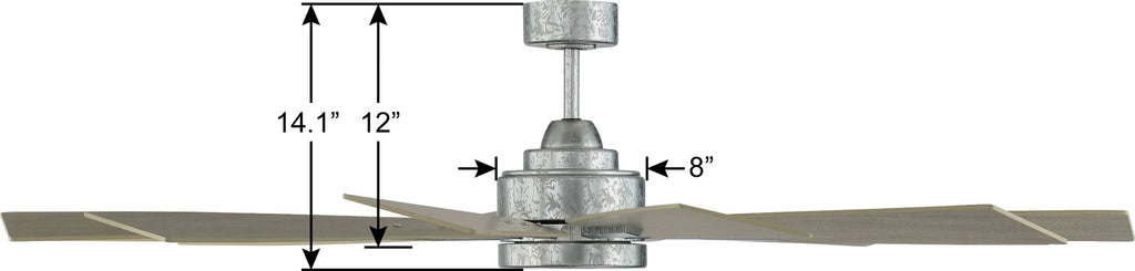 Weathered Oak Ceiling Fan K209