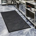 60" x 36" Anti-Fatigue Non-Slip Rubber Floor Mat with Holes F98664
