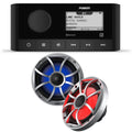 Marine Stereo with 1 Pair of 6.5" Marine Speakers with RGB Lighting J480169