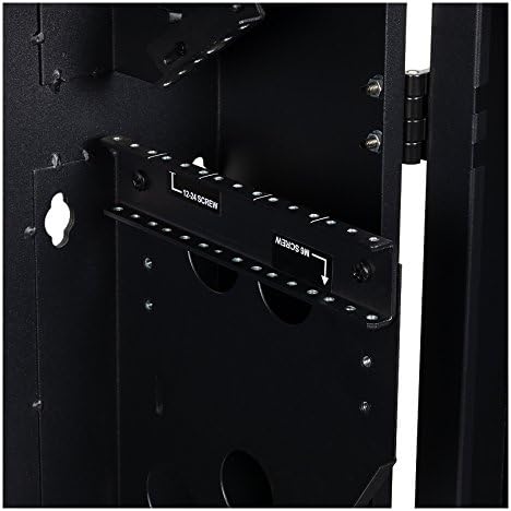 Black 5U Vertical Wall Mount Enclosure Cabinet I9767