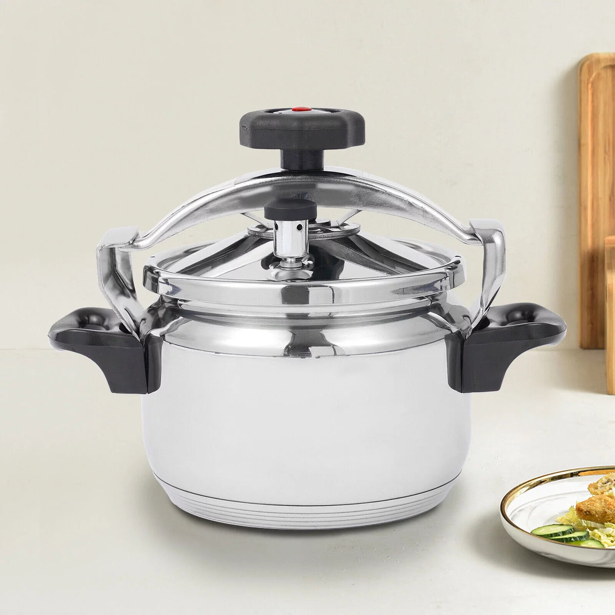 3L Mini 304 Stainless Steel Pressure Cooker L9396