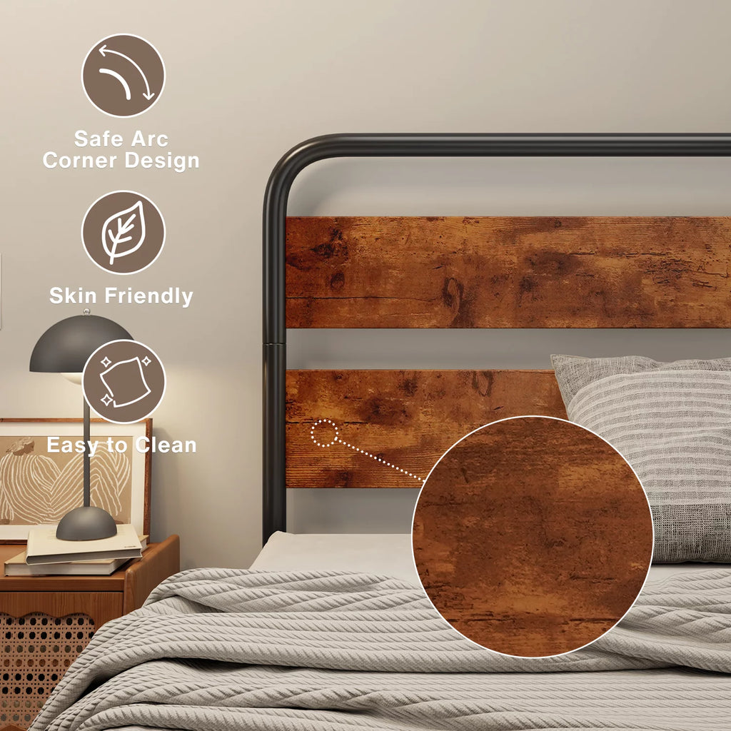 Queen Bed Frame with 4 Storage Drawers R290010