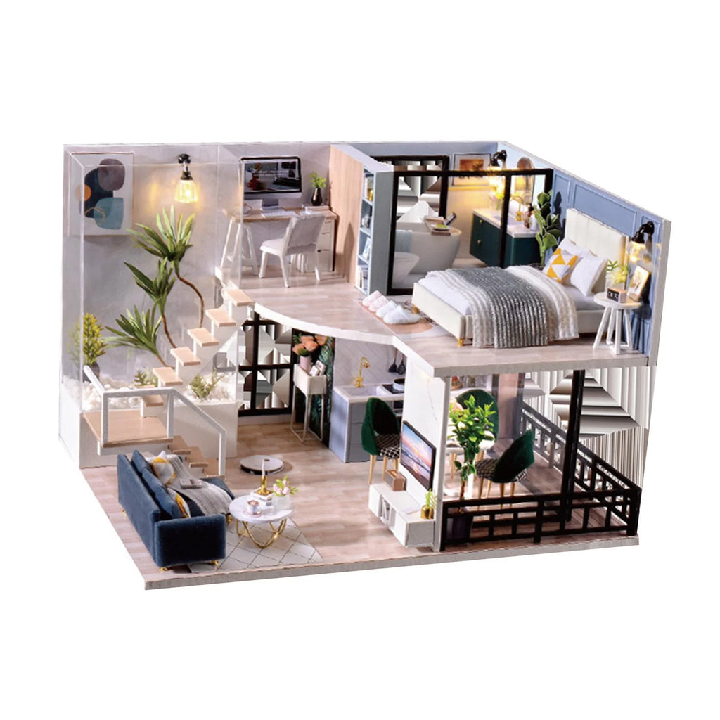 Dollhouse Building Toys with Furniture Accessories B7209