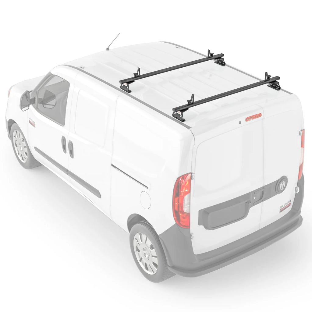 Black Aluminum 2 Bar Van Roof Rack System Y61076