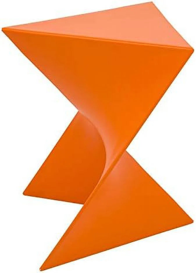 Orange Plastic Triangle End Table Set Of 2 M505086