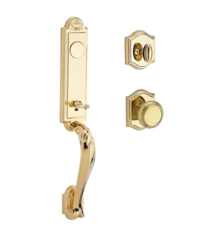 Full Dummy Handleset with Traditional Knob in Satin Nickel J2634