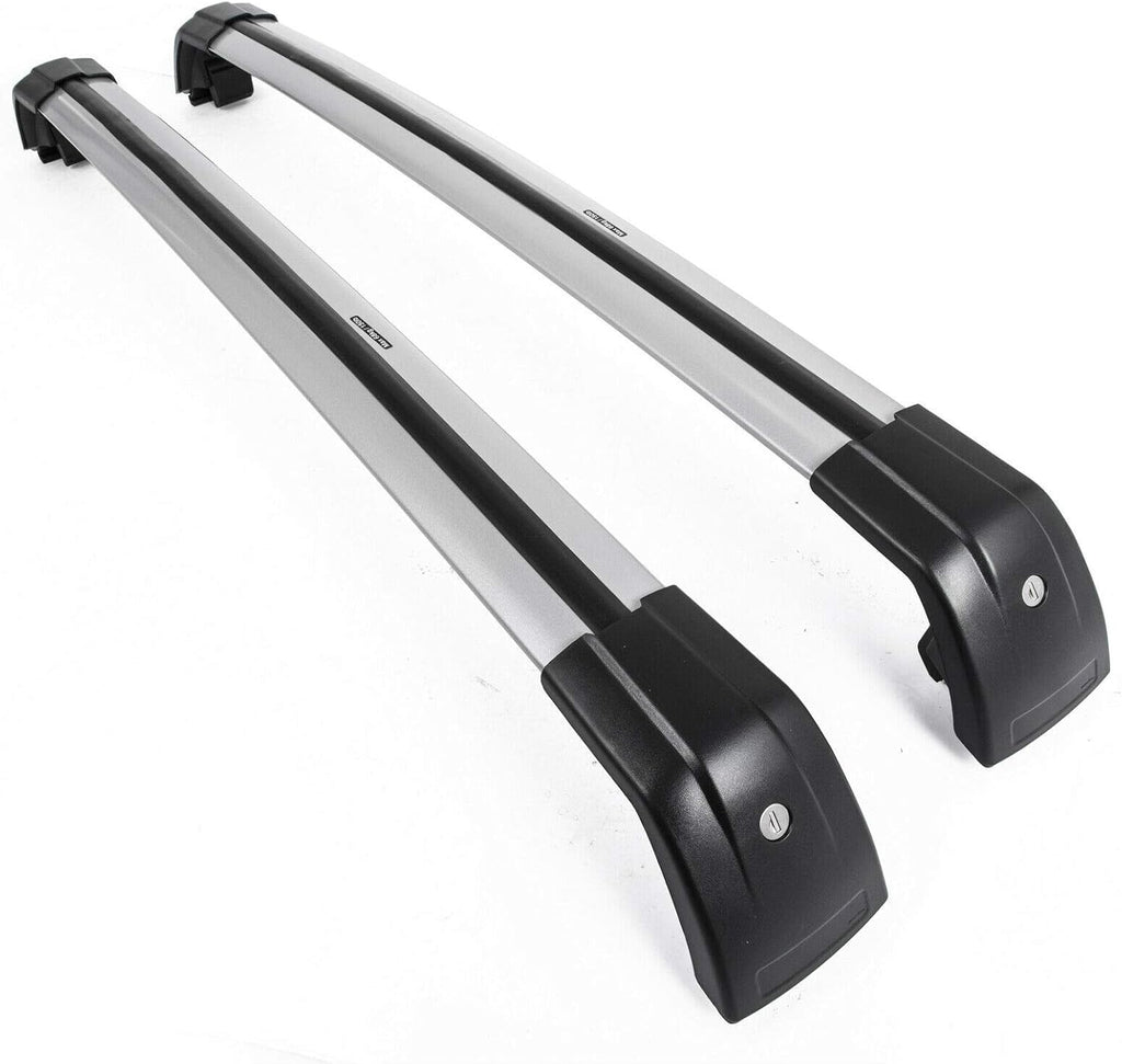 Lockable Cross Bars Carrier & Ski Snowboard Racks Kit Y7613