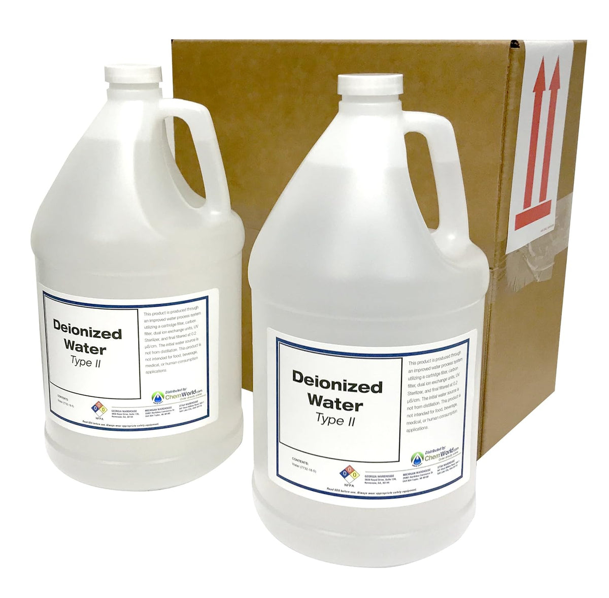 2x1 Gallons Deionized Water T9645