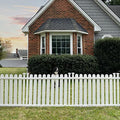 White 2.5ft H x 3.5ft W No-Dig Garden Fence Kit (2 Panels) U485413
