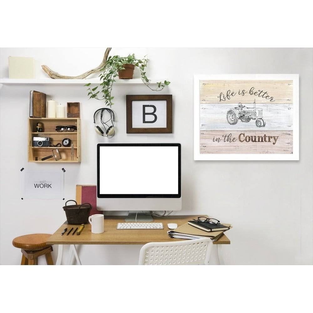 White Framed Print 18x24 T94290
