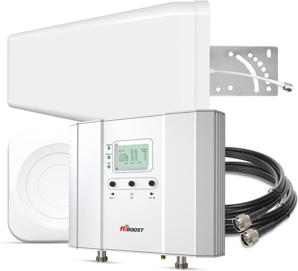 Cell Phone Signal Booster up to 15,000 sq ft 5G 4G LTE J201233