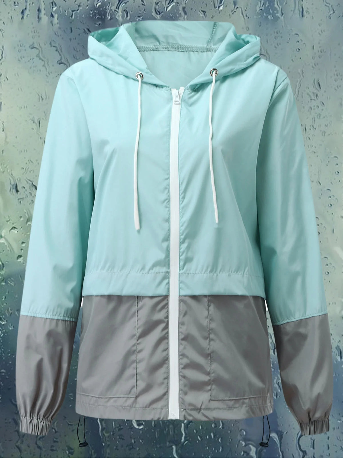 Lightweight Hooded Rain Jacket N26805