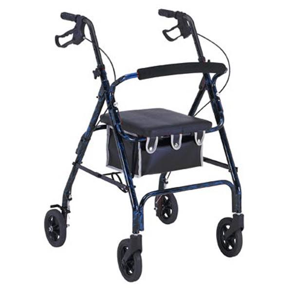 Flame Blue Aluminum Rollator O67077