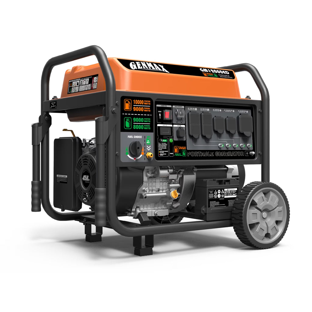 Dual Fuel Portable Generator 12000 Watt Electric Start F8331