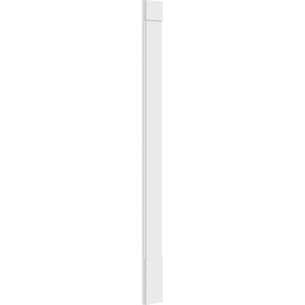 Plain PVC Pilaster with Standard Capital & Base (Pair) A817